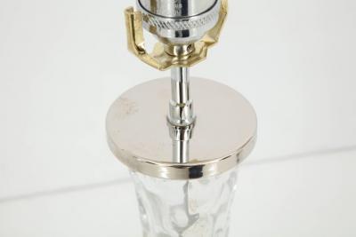  Orrefors Pair of Orrefors Crystal Lamps