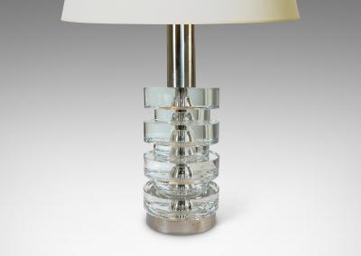  Orrefors Pair of Table Lamps by Carl Fagerlund for Orrefors