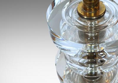  Orrefors Pair of Table Lamps by Carl Fagerlund for Orrefors