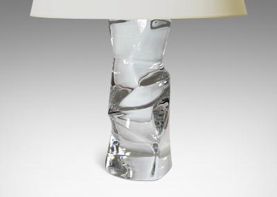  Orrefors Pair of Table Lamps by Olle Alberius for Orrefors