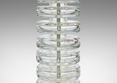  Orrefors Pair of Table Lamps in Clear Crystal by Carl Fagerlund for Orrefors
