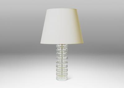  Orrefors Pair of Table Lamps in Clear Crystal by Carl Fagerlund for Orrefors