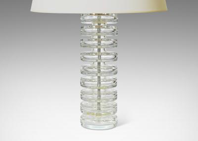  Orrefors Pair of Table Lamps in Clear Crystal by Carl Fagerlund for Orrefors