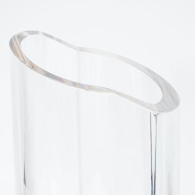  Orrefors Scandinavian Mid Century Modern Translucent Glass Vase by Orrefors
