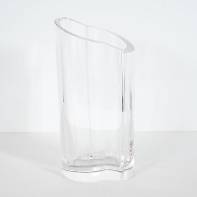  Orrefors Scandinavian Mid Century Modern Translucent Glass Vase by Orrefors