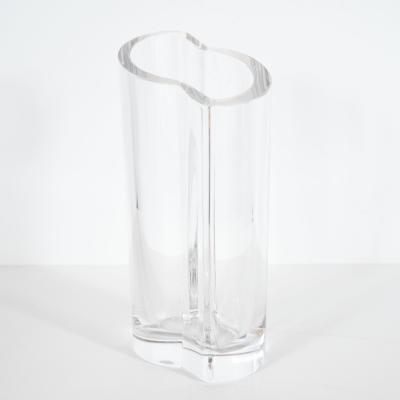  Orrefors Scandinavian Mid Century Modern Translucent Glass Vase by Orrefors