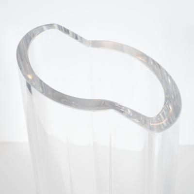  Orrefors Scandinavian Mid Century Modern Translucent Glass Vase by Orrefors