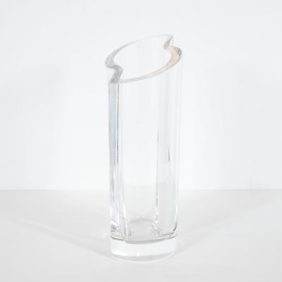  Orrefors Scandinavian Mid Century Modern Translucent Glass Vase by Orrefors