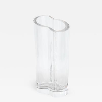  Orrefors Scandinavian Mid Century Modern Translucent Glass Vase by Orrefors