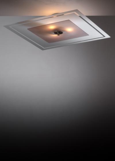  Orrefors Square glass ceiling lamp