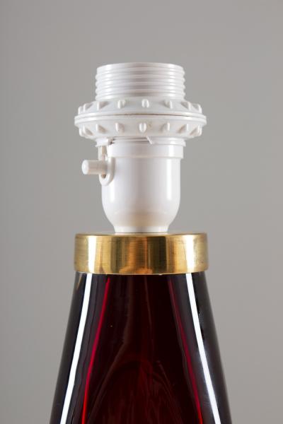  Orrefors Swedish Midcentury Table Lamps by Carl Fagerlund for Orrefors