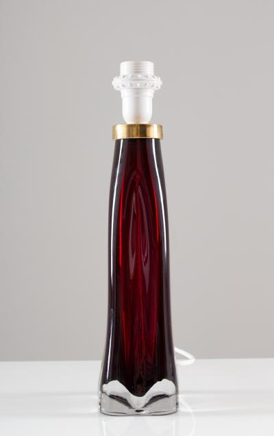  Orrefors Swedish Midcentury Table Lamps by Carl Fagerlund for Orrefors