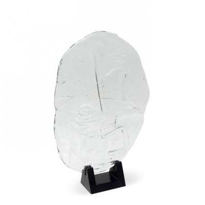  Orrefors Swedish Modern Crystal Sculpture Orrefors 1970s