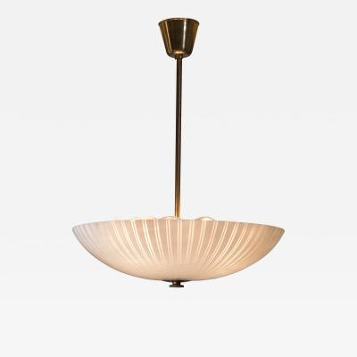  Orrefors Swedish striped glass Orrefors pendant