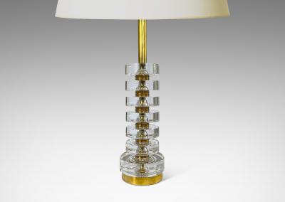  Orrefors Table Lamp by Carl Fagerlund for Orrefors Glasbruk