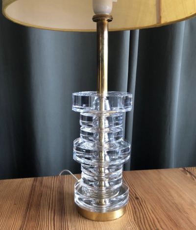  Orrefors Table Lamp by Orrefors