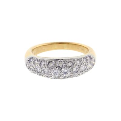  Oscar Heyman Brothers OSCAR HEYMAN PAV DIAMOND HALF CIRCLE BAND RING