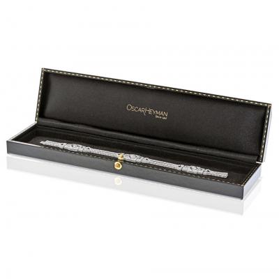  Oscar Heyman Brothers Oscar Heyman Art Deco Platinum One Line Diamond Bracelet