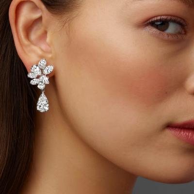  Oscar Heyman Brothers Oscar Heyman Mid Century Diamond Earrings