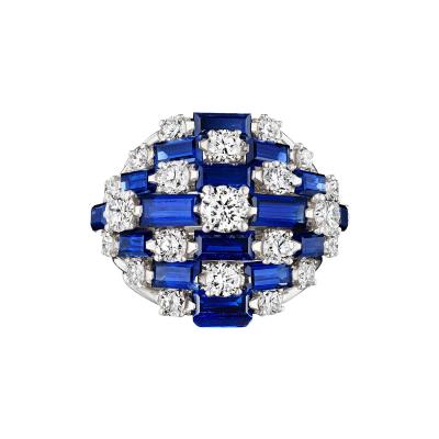 Oscar Heyman Brothers Oscar Heyman Mid Century Sapphire Ring