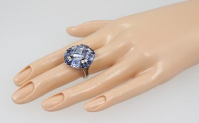  Oscar Heyman Brothers Oscar Heyman Natural Sapphire Diamond Ring
