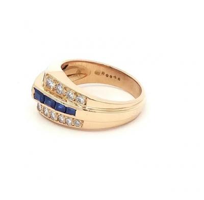  Oscar Heyman Brothers Oscar Heyman Sapphire Diamond Ring