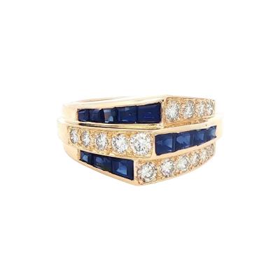  Oscar Heyman Brothers Oscar Heyman Sapphire Diamond Ring