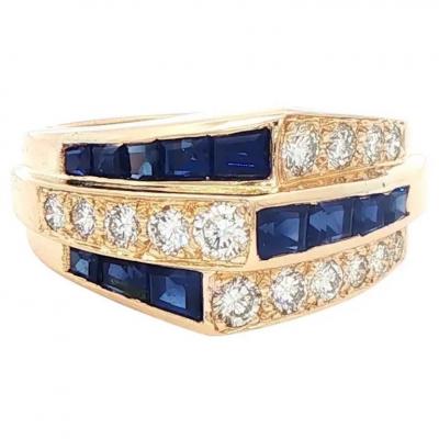  Oscar Heyman Brothers Oscar Heyman Sapphire Diamond Ring