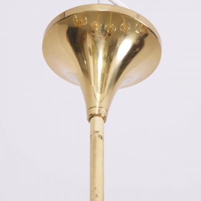  Ott International Extra Large Brass Chandelier with Eight Arms by Ott International