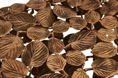  Outcaststudios Winter Hazel Leaf Bench