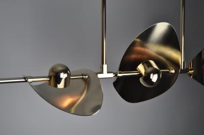  Ovature Studios Bonnie Config 3 Contemporary LED Large Chandelier Solid Brass or Chromed Art
