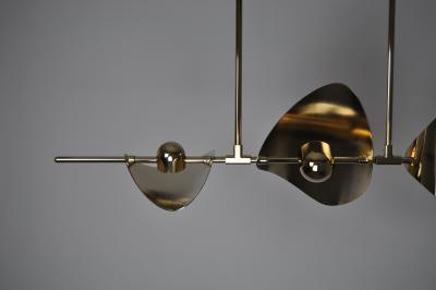  Ovature Studios Bonnie Config 3 Contemporary LED Large Chandelier Solid Brass or Chromed Art