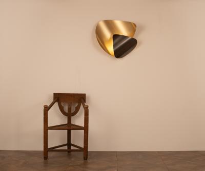  Ovature Studios Bonnie Sconce Handmade LED Wall lamp in Brass Bronze or Nickel