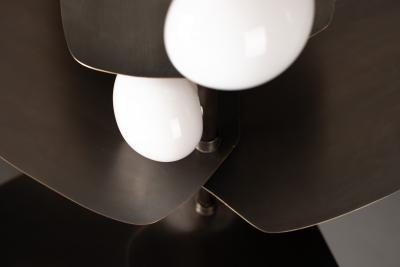  Ovature Studios Sofia Mouth Blown Glass LED Config 4 Handmade Brass Bronze or Nickel