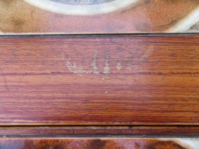  Ox Art 1970s Ox Art Danish Rosewood Tile Drop Leaf Dining Table Midcentury