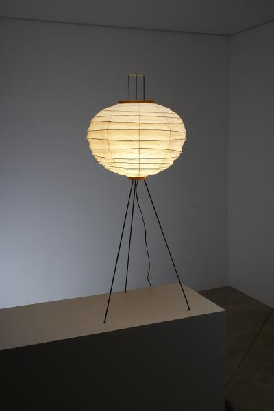 Ozeki Co Washi Paper and Bamboo Akari 10DA Floor Lamp by Isamu Noguchi 1950s