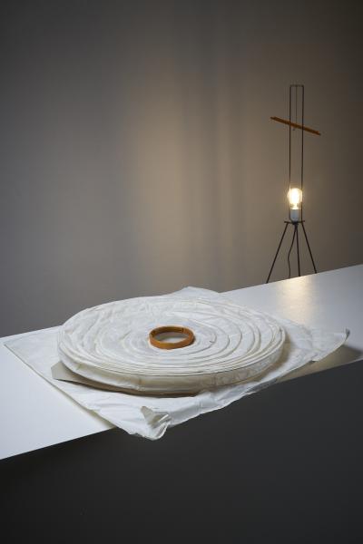  Ozeki Co Washi Paper and Bamboo Akari 10DA Floor Lamp by Isamu Noguchi 1950s