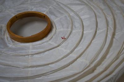  Ozeki Co Washi Paper and Bamboo Akari 10DA Floor Lamp by Isamu Noguchi 1950s