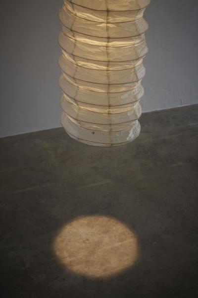  Ozeki Co Washi Paper and Bamboo Akari L Pendant Lamp by Isamu Noguchi 1951