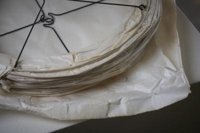  Ozeki Co Washi Paper and Bamboo Akari L Pendant Lamp by Isamu Noguchi 1951