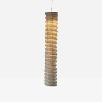 Ozeki Co Washi Paper and Bamboo Akari L Pendant Lamp by Isamu Noguchi 1951