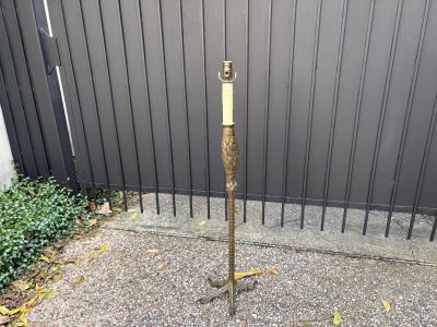 P E Guerin P E Guerin Bronze Ostrich Leg Lamp