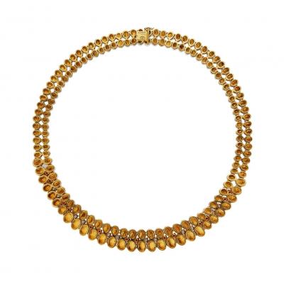  P ry et Fils P ry et Fils Mid Century Ruby and Diamond Suite