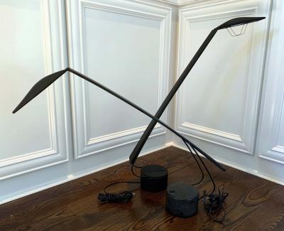  PAF Studio Two pairs Dove Task Desk Lamps by Mario Barbaglia Marco Colombo for PAF Italy