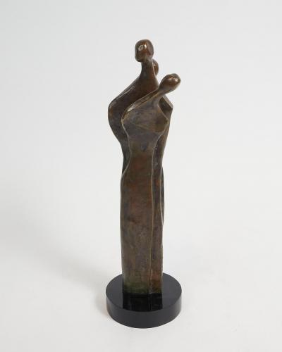  PHYLLIS MENDELL BRONZE FIGURAL SCULPTURE BY PHYLLIS MENDELL