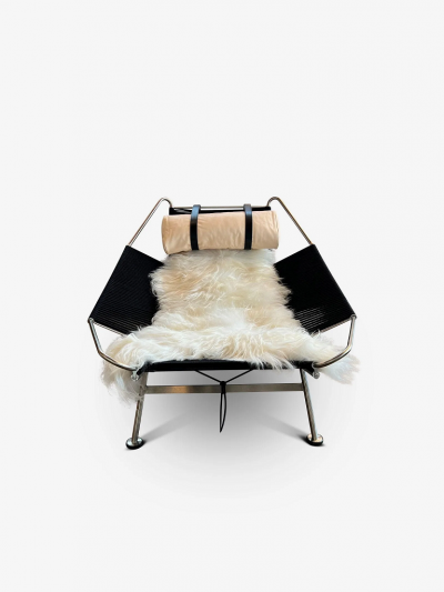  PP Mobler HANS WEGNER BLACK FLAG HALYARD CHAIR PP225