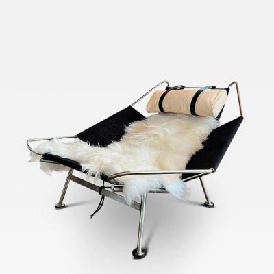  PP Mobler HANS WEGNER BLACK FLAG HALYARD CHAIR PP225