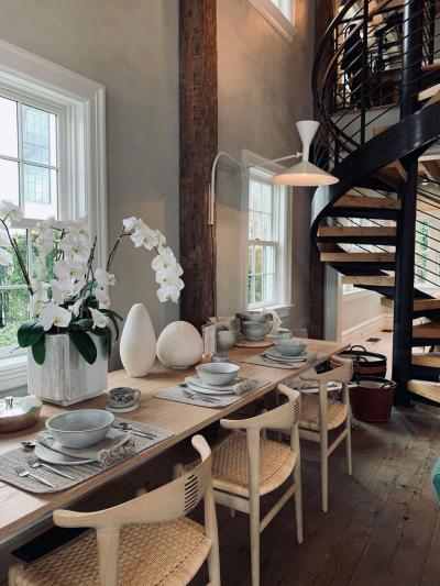  PP Mobler HANS WEGNER COW HORN CHAIR IN SOAPED OAK