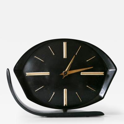  PRIM Clocks Rare and Lovely Mid Century Modern Bakelite Table or Wall Clock by PRIM 1950s