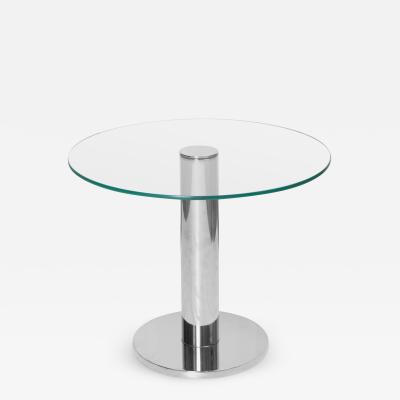  Pace Collection Chrome Accent Table in the Style of Leon Rosen for Pace